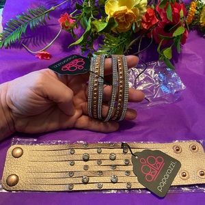 Set of 2 Copper Urban Bracelets